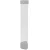 BCW Blue Playmat Tube with Dice Cap | Includes 2 Free Dice | Tri-Oval Design Prevents Rolling | Oversized Cap for Storage | Durable Plastic Tube for MTG, TCG Playmats, and Game Mats(White)