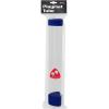 BCW Blue Playmat Tube with Dice Cap | Includes 2 Free Dice | Tri-Oval Design Prevents Rolling | Oversized Cap for Storage | Durable Plastic Tube for MTG, TCG Playmats, and Game Mats(Blue)