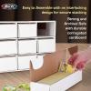 BCW Card House Storage Unit with 12 x 800ct Boxes | Holds Up to 9600 Cards | Organizer for Sports Cards, Pokémon, Magic: The Gathering & More