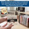 BCW Cassette Tape Cases – 20 Pack (Clear) | Replacement Audio Cassette Cases | Protect & Store Standard Cassette Tapes | Durable Plastic Storage for Music & Blank Tapes(20 Pack)