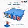 BCW Collectible Card Bin – Blue | Holds 3200 Cards | Includes 4 Dividers | Storage for Pokémon, MTG & Sports Cards(Single)