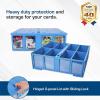 BCW Collectible Card Bin – Blue | Holds 3200 Cards | Includes 4 Dividers | Storage for Pokémon, MTG & Sports Cards(Single)