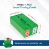 BCW Collectible Card Bin – Holds up to 1600 Cards | Large Card Storage Box for Loose Trading Cards | Pokemon, MTG, and Sports Card Storage Boxes | Sorting Card Box (Green, Single)(6 Pack)