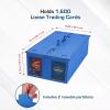 BCW Collectible Card Bin – (Single, Blue) | Holds up to 1600 Cards | Plastic Storage Box for Pokémon, MTG & Sports Cards(2 Pack)