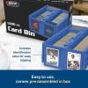 BCW Collectible Card Bin – (Single, Blue) | Holds up to 1600 Cards | Plastic Storage Box for Pokémon, MTG & Sports Cards(Single)