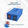 BCW Collectible Card Bin – (Single, Blue) | Holds up to 1600 Cards | Plastic Storage Box for Pokémon, MTG & Sports Cards(Single)