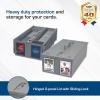 BCW Collectible Card Bin – (Single, Gray) | Holds up to 1600 Cards | Plastic Storage Box for Pokémon, MTG & Sports Cards(6 Pack)