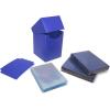 BCW Combo Pack – Inner Sleeves & Elite2 Deck Guards – Blue | Fits Standard 2.5″x3.5″ Game Cards | Clear Glossy Front, Textured Back | Includes 100 Elite2 Deck Guards & 100 Inner Sleeves