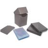 BCW Combo Pack – Inner Sleeves & Elite2 Deck Guards – Cool Gray | Fits Standard 2.5″x3.5″ Game Cards | Clear Glossy Front, Textured Back | Includes 100 Elite2 Deck Guards & 100 Inner Sleeves