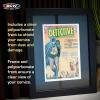 BCW Comic Book Frame – Silver Age | Black Wood Frame with Polycarbonate Front | Wall Mountable Display for Silver Age Comics | Fits Marvel, Spiderman, and More | 13×16 Dimensions(Silver Age)