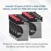 BCW Deck Guard – Double Matte 500 Count Box (10 Packs of 50 Sleeves) | Acid-Free, No PVC | Fits 2.5″ x 3.5″ Game Cards | Archival Safe Sleeves for Card Protection (Red)(Gray)