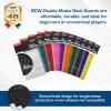 BCW Deck Guard – Double Matte 500 Count Box (10 Packs of 50 Sleeves) | Acid-Free, No PVC | Fits 2.5″ x 3.5″ Game Cards | Archival Safe Sleeves for Card Protection (Red)(Orange)