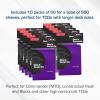BCW Deck Guard – Double Matte 500 Count Box (10 Packs of 50 Sleeves) | Acid-Free, No PVC | Fits 2.5″ x 3.5″ Game Cards | Archival Safe Sleeves for Card Protection (Red)(Purple)