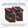 BCW Deck Guard – Double Matte 500 Count Box (10 Packs of 50 Sleeves) | Acid-Free, No PVC | Fits 2.5″ x 3.5″ Game Cards | Archival Safe Sleeves for Card Protection (Red)(Brown)