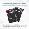 BCW Deck Guard – Double Matte Black Card Sleeves | Acid-Free, Archival-Safe, No PVC | Anti-Glare Matte Finish | Fits Standard 2½” x 3½” Game Cards | Durable Deck Protector Sleeves | 100 Ct