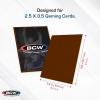 BCW Deck Guard – Double Matte Purple Card Sleeves | Acid-Free, Archival-Safe, No PVC | Anti-Glare Matte Finish | Fits Standard 2½” x 3½” Game Cards | Durable Deck Protector Sleeves | 50 Ct(Brown)