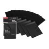 BCW Deck Guard – Double Matte Purple Card Sleeves | Acid-Free, Archival-Safe, No PVC | Anti-Glare Matte Finish | Fits Standard 2½” x 3½” Game Cards | Durable Deck Protector Sleeves | 50 Ct(Black)