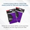 BCW Deck Guard – Double Matte Purple Card Sleeves | Acid-Free, Archival-Safe, No PVC | Anti-Glare Matte Finish | Fits Standard 2½” x 3½” Game Cards | Durable Deck Protector Sleeves | 100 Ct