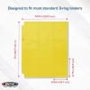 BCW Double-Sided 9-Pocket Pages (20 Black) | Side-Loading Trading Card Binder Sheets | Card Storage & Display Solution(Yellow)