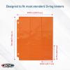 BCW Double-Sided 9-Pocket Pages (50 Blue) | Side-Loading Trading Card Binder Sheets | Card Storage & Display Solution(Orange)