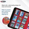 BCW Double-Sided 9-Pocket Pages (50 Blue) | Side-Loading Trading Card Binder Sheets | Card Storage & Display Solution(Red)
