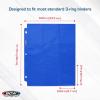 BCW Double-Sided 9-Pocket Pages Holder – 50 Blue Pages | Trading Card Binder Sheets | Secure Side Loading | Ideal Card Storage and Display Solution