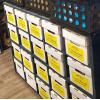 BCW Durable 45 RPM Vinyl Record Storage Box – 5 Pack | Stackable, Heavy-Duty Cardboard | White Corrugated Cardboard, Ideal for DJs, Show Vendors, Record Collectors | Holds 150+ 7-Inch Singles(1 Pack)