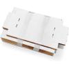BCW Durable 45 RPM Vinyl Record Storage Box – 5 Pack | Stackable, Heavy-Duty Cardboard | White Corrugated Cardboard, Ideal for DJs, Show Vendors, Record Collectors | Holds 150+ 7-Inch Singles(1 Pack)