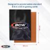 BCW Elite2 Matte Card Sleeves – Mulberry | Anti-Glare Front | Textured Back | Fits Standard 2.5″ x 3.5″ Cards – 100 Pack(Autumn)