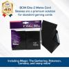 BCW Elite2 Matte Card Sleeves – Mulberry | Anti-Glare Front | Textured Back | Fits Standard 2.5″ x 3.5″ Cards – 100 Pack(Black)