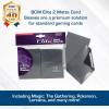 BCW Elite2 Matte Card Sleeves – Mulberry | Anti-Glare Front | Textured Back | Fits Standard 2.5″ x 3.5″ Cards – 100 Pack(Cool Grey)