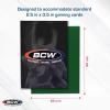 BCW Elite2 Matte Card Sleeves – Mulberry | Anti-Glare Front | Textured Back | Fits Standard 2.5″ x 3.5″ Cards – 100 Pack(Green)