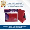 BCW Elite2 Matte Card Sleeves – Mulberry | Anti-Glare Front | Textured Back | Fits Standard 2.5″ x 3.5″ Cards – 100 Pack(Red)