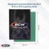BCW Elite2 Matte Card Sleeves – Mulberry | Anti-Glare Front | Textured Back | Fits Standard 2.5″ x 3.5″ Cards – 100 Pack(Seafoam)