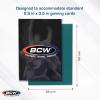 BCW Elite2 Matte Card Sleeves – Mulberry | Anti-Glare Front | Textured Back | Fits Standard 2.5″ x 3.5″ Cards – 100 Pack(Teal)