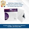 BCW Elite2 Matte Card Sleeves – Mulberry | Anti-Glare Front | Textured Back | Fits Standard 2.5″ x 3.5″ Cards – 100 Pack(White)