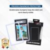 BCW Graded Blue Card Slab Bumpers for SGC | 6-Pack Edge Protectors for Sports & Trading Cards(Clear)