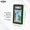 BCW Graded Blue Card Slab Bumpers for SGC | 6-Pack Edge Protectors for Sports & Trading Cards(Green)