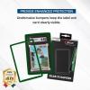 BCW Graded Blue Card Slab Bumpers for SGC | 6-Pack Edge Protectors for Sports & Trading Cards(Green)