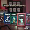 BCW Graded Blue Card Slab Bumpers for SGC | 6-Pack Edge Protectors for Sports & Trading Cards(Purple)