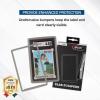 BCW Graded Blue Card Slab Bumpers for SGC | 6-Pack Edge Protectors for Sports & Trading Cards(Silver)