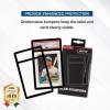 BCW Graded Card Slab Bumpers – Black | TPE Edge Protectors for PSA Slabs (2017–Current) | Secure Fit & Easy Grip | Pack of 6 Bumpers for PSA-Graded Card Cases | Collector-Grade Protection(Black)