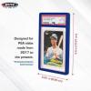 BCW Graded Card Slab Bumpers – Black | TPE Edge Protectors for PSA Slabs (2017–Current) | Secure Fit & Easy Grip | Pack of 6 Bumpers for PSA-Graded Card Cases | Collector-Grade Protection(Blue)