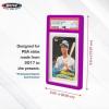 BCW Graded Card Slab Bumpers – Black | TPE Edge Protectors for PSA Slabs (2017–Current) | Secure Fit & Easy Grip | Pack of 6 Bumpers for PSA-Graded Card Cases | Collector-Grade Protection(Purple)