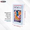 BCW Graded Card Slab Bumpers – Black | TPE Edge Protectors for PSA Slabs (2017–Current) | Secure Fit & Easy Grip | Pack of 6 Bumpers for PSA-Graded Card Cases | Collector-Grade Protection(Clear)