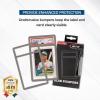 BCW Graded Card Slab Bumpers – Black | TPE Edge Protectors for PSA Slabs (2017–Current) | Secure Fit & Easy Grip | Pack of 6 Bumpers for PSA-Graded Card Cases | Collector-Grade Protection(Silver)