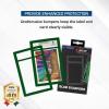 BCW Graded Card Slab Bumpers for BGS Slabs – Black | 6-Pack Durable TPE Edge Protectors | Shields BGS-Standard Slabs from Scuffs, Chips & Impact Damage | Easy Fit & Non-Slip Grip for Trading Cards(Green)