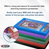 BCW Graded Card Slab Bumpers for BGS Slabs – Black | 6-Pack Durable TPE Edge Protectors | Shields BGS-Standard Slabs from Scuffs, Chips & Impact Damage | Easy Fit & Non-Slip Grip for Trading Cards(Orange)