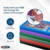 BCW Graded Card Slab Bumpers for BGS Slabs – Black | 6-Pack Durable TPE Edge Protectors | Shields BGS-Standard Slabs from Scuffs, Chips & Impact Damage | Easy Fit & Non-Slip Grip for Trading Cards(Red)