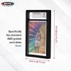 BCW Graded Card Slab Bumpers for BGS Slabs – Black | 6-Pack Durable TPE Edge Protectors | Shields BGS-Standard Slabs from Scuffs, Chips & Impact Damage | Easy Fit & Non-Slip Grip for Trading Cards(Black)